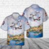 US Navy Boeing T-45C Goshawk VT-21 Redhawks Hawaiian Shirt