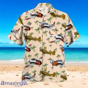 US Navy Historical Aircraft North American T 28 Trojan Hawaiian Shirt image US Navy Historical Aircraft North American T-28 Trojan Hawaiian Shirt Product Photo 2