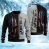 USA Flag Warrior Helmet U.S Navy Christmas Ugly Sweater 3D