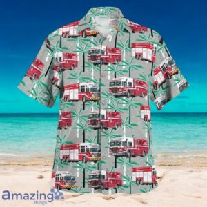 Vancouver Fire And Rescue Services VFRS, British Columbia, Canada Fleet Hawaiian Shirt Product Photo 2