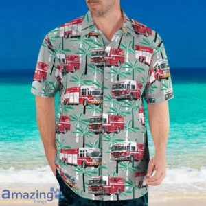 Vancouver Fire And Rescue Services VFRS, British Columbia, Canada Fleet Hawaiian Shirt Product Photo 3