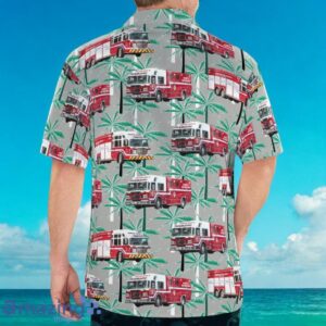 Vancouver Fire And Rescue Services VFRS, British Columbia, Canada Fleet Hawaiian Shirt Product Photo 4