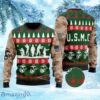 Veteran United States Marine Corps Camo Green Ugly Christmas Sweater 3D Gift Idea Christmas