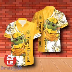 Veuve Clicquot Champagne Baby Yoda Hawaiian Shirt & Short Product Photo 2