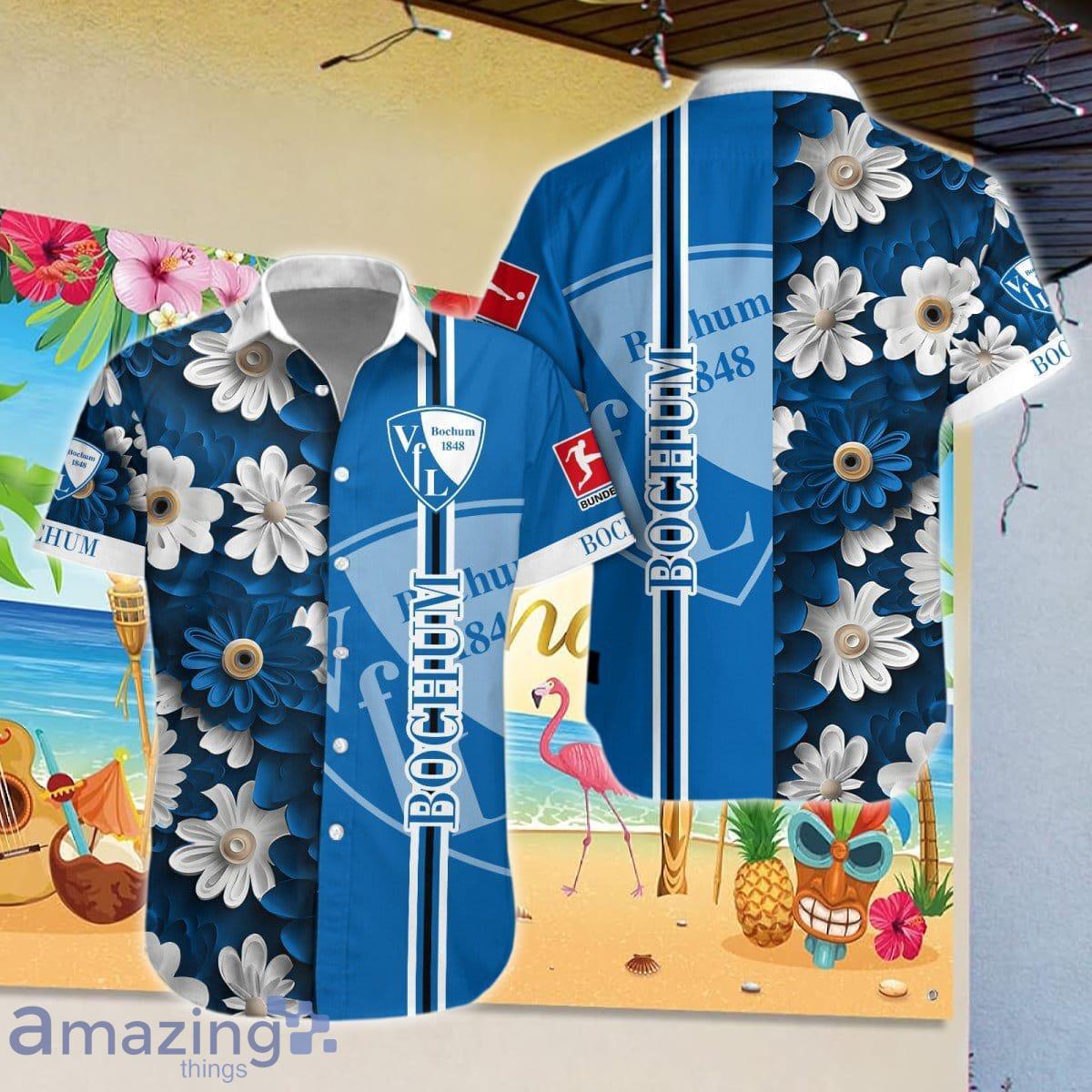 VfL Bochum Combo Hawaiian Shirt And Short Impressive Gift image VfL Bochum Combo Hawaiian Shirt And Short Impressive Gift Product Photo 1