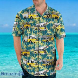 Victoria Fire Department VFD, British Columbia, Canada Fleet Hawaiian Shirt Product Photo 3