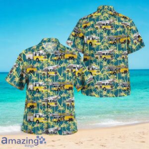 Victoria Fire Department VFD, British Columbia, Canada Fleet Hawaiian Shirt Product Photo 1