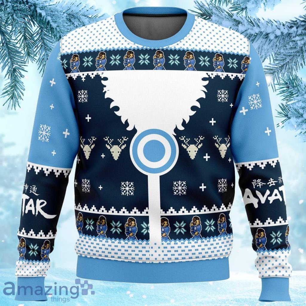 Waterbenders Water Tribe Avatar Ugly Christmas Sweater image Waterbenders Water Tribe Avatar Ugly Christmas Sweater Product Photo 1