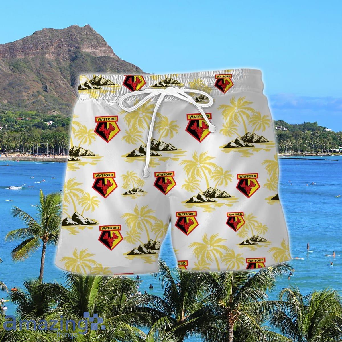 Watford Combo Hawaiian Shirt And amp; Short Best Gift For Men And Women image Watford Combo Hawaiian Shirt And amp; Short Best Gift For Men And Women Product Photo 2