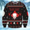 We All Float Unisex Wool Sweater Ugly Christmas Sweater 3D