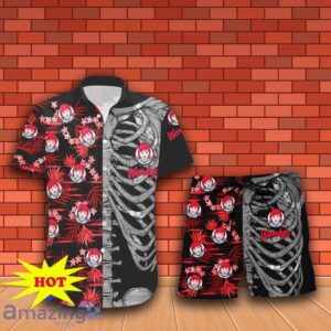 Wendy's Button Skeleton Hawaiian Shirt And Short Gift Ideas For Men Women Product Photo 2