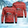 West Nyack, New York, West Nyack Fire Department Christmas Ugly Sweater 3D Red Gift For Men And Women