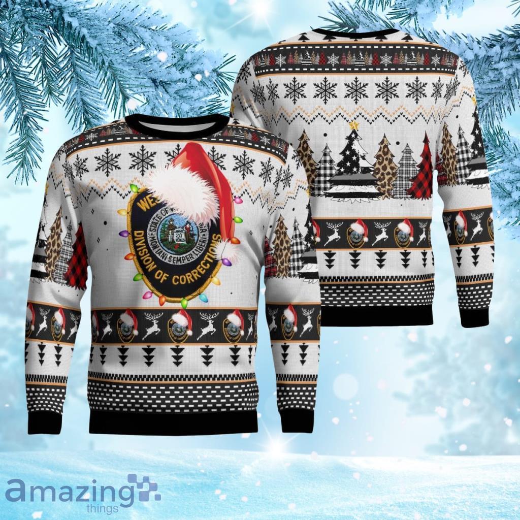 West Virginia Division Of Corrections And Rehabilitation Christmas Ugly Sweater 3D Gift For Men And Women image West Virginia Division Of Corrections And Rehabilitation Christmas Ugly Sweater 3D Gift For Men And Women Product Photo 1