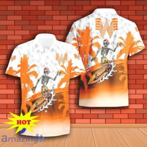 Whataburger Skull Hawaiian Shirt And Short Gift Ideas For Men Women Product Photo 1