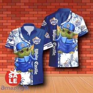 White Castle Baby Yoda Hawaiian Shirt & Short Product Photo 2