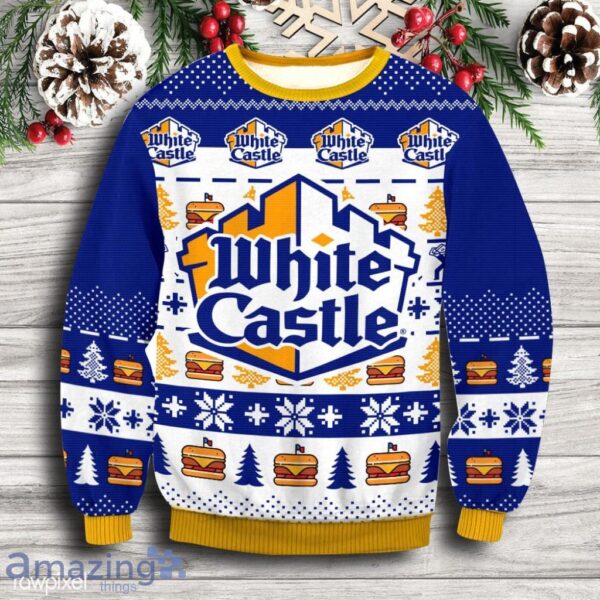 White Castle Christmas Ugly Sweater Gift For Men And Women Product Photo 1