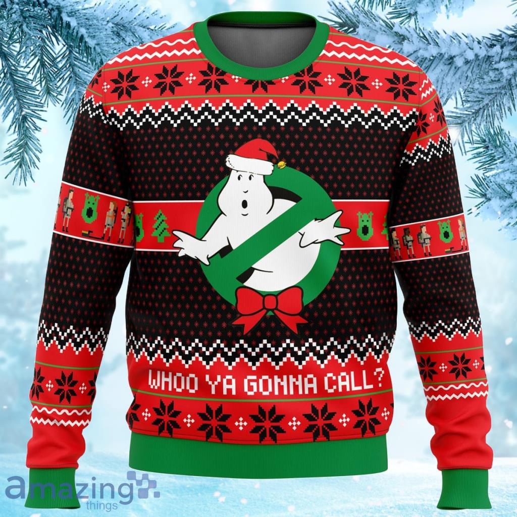 Who You Gonna Call Ghostbusters Christmas Sweater image Who You Gonna Call Ghostbusters Christmas Sweater Product Photo 1