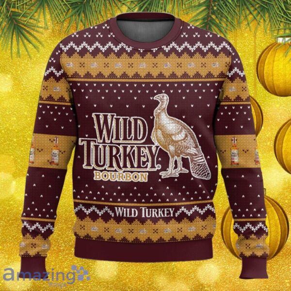 Wild Turkey Drink Christmas Ugly Sweater Gift For Men And Women Product Photo 1