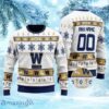 Winnipeg Blue Bombers Personalized White Ugly Christmas Sweater
