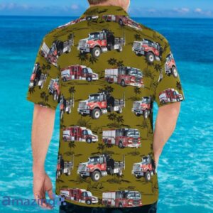 Winnipeg Fire Paramedic Service WFPS, Manitoba, Canada Fleet Hawaiian Shirt Product Photo 3