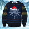 Witcher Geralt Christmas Unisex Wool Sweater Ugly Christmas Sweater 3D