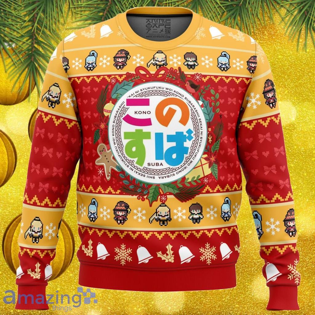 Wonderful Christmas Konosuba Ugly Christmas Sweater Gift For Men And Women image Wonderful Christmas Konosuba Ugly Christmas Sweater Gift For Men And Women Product Photo 1