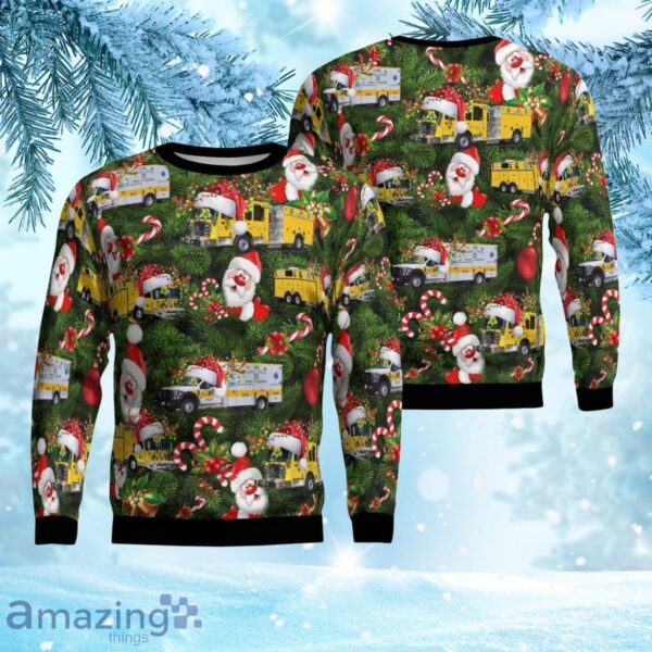 Woodbridge, Virginia, Company 2 Occoquan Woodbridge Lorton (Owl) Volunteerfire Department (Occoquan Station) Christmas Ugly Sweater 3D Gift For Men And Women Product Photo 1