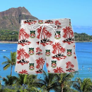Wrexham A.F.C. Combo Hawaiian Shirt And amp; Short Best Gift For Men And Women Product Photo 2