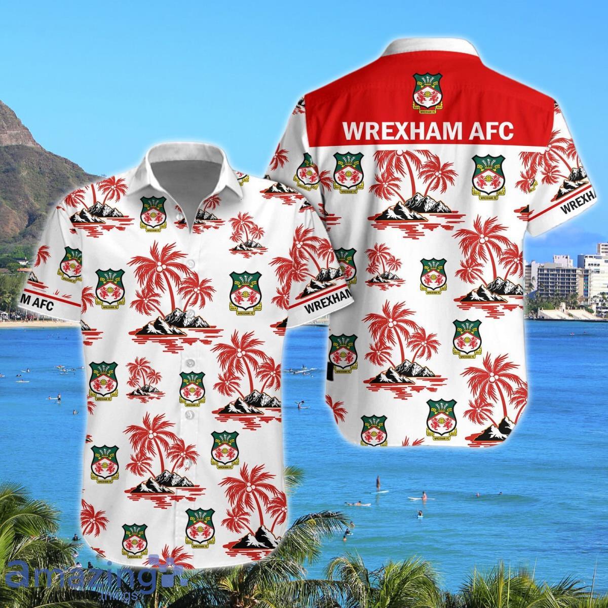 Wrexham A.F.C. Combo Hawaiian Shirt And amp; Short Best Gift For Men And Women image Wrexham A.F.C. Combo Hawaiian Shirt And amp; Short Best Gift For Men And Women Product Photo 1