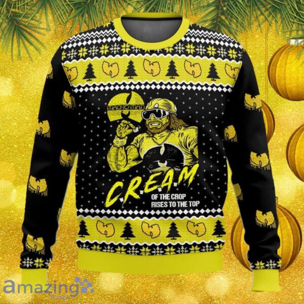 Wu Tang Macho Mans The Cream Of The Top Ugly Christmas Sweater Wt1010 Gift For Men And Women Product Photo 1