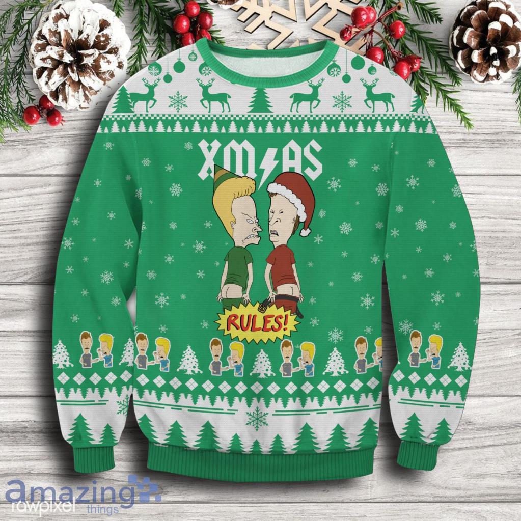 Xmas Rules Christmas Ugly Sweater Xm02102 Gift For Men And Women image Xmas Rules Christmas Ugly Sweater Xm02102 Gift For Men And Women Product Photo 1
