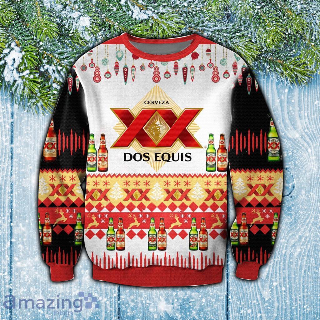 Xx Dos Equis Christmas Ugly Sweater 3D V1 Gift For Men And Women image Xx Dos Equis Christmas Ugly Sweater 3D V1 Gift For Men And Women Product Photo 1