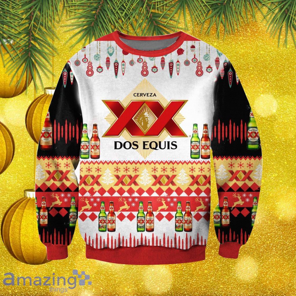 Xx Dos Equis Christmas Ugly Sweater X Gift For Men And Women image Xx Dos Equis Christmas Ugly Sweater X Gift For Men And Women Product Photo 1