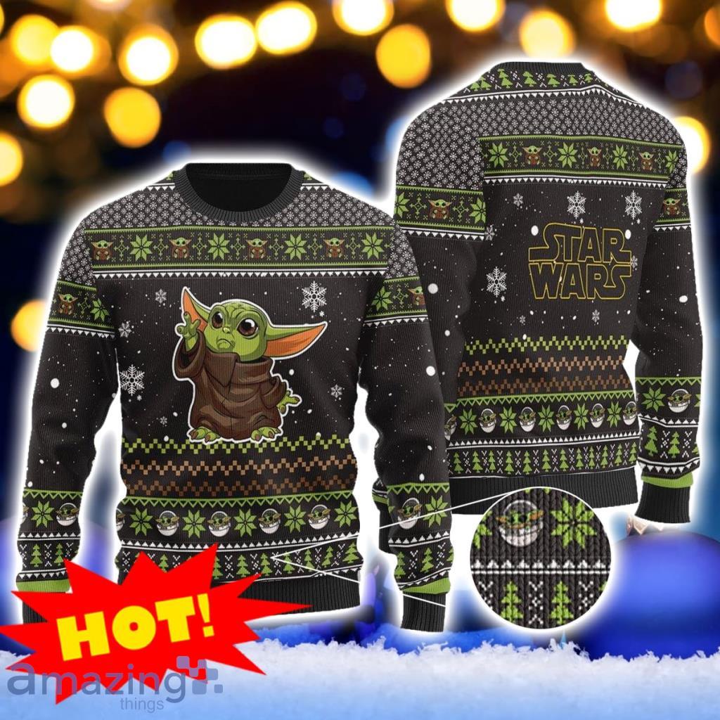 Yoda Christmas Sweater Gift For Men And Women image Yoda Christmas Sweater Gift For Men And Women Product Photo 1