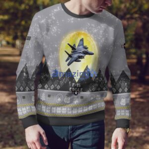 F 15 Eagle F15 Aircraft Moonlight And Mountain Pattern Ugly Christmas Sweater Aircraft Lovers Christmas Gift image F-15 Eagle F15 Aircraft Moonlight And Mountain Pattern Ugly Christmas Sweater Aircraft Lovers Christmas Gift Product Photo 4