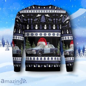1980 Dodge St.Regis Massachusetts State Police AOP Christmas Sweater Product Photo 3