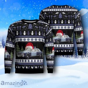 1980 Dodge St.Regis Massachusetts State Police AOP Christmas Sweater Product Photo 1