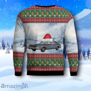 1980 Plymouth Gran Fury - Virginia State Police AOP Christmas Sweater Product Photo 3