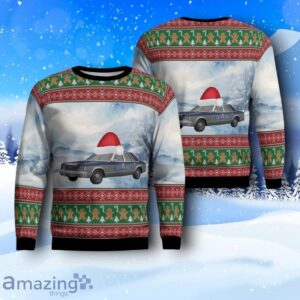 1980 Plymouth Gran Fury - Virginia State Police AOP Christmas Sweater Product Photo 1