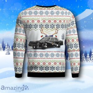 1981 Plymouth Gran Fury - Idaho State Police AOP Christmas Sweater Product Photo 3