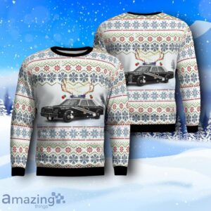 1981 Plymouth Gran Fury - Idaho State Police AOP Christmas Sweater Product Photo 1