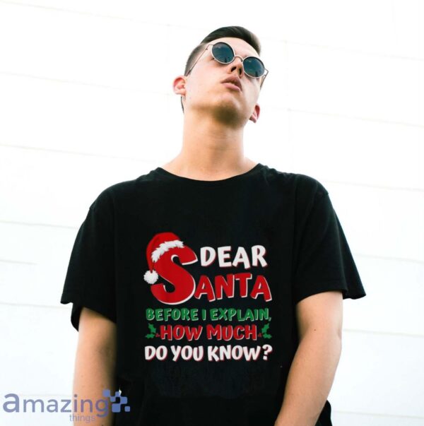 2024 Funny Christmas Shirts Kids Adults Santa I Can Explain T Shirt - G500 Gildan T-Shirt