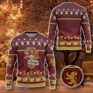 3D Gryffindor Ugly Christmas Custom Ugly Sweater Special Gift For Loved Ones image 3D Gryffindor Ugly Christmas Custom Ugly Sweater Special Gift For Loved Ones Product Photo 2