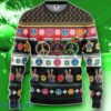 3D Hippie Merry Christmas Custom Ugly Sweater Impressive Gift