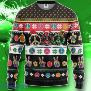 3D Hippie Merry Christmas Custom Ugly Sweater Impressive Gift Product Photo 1