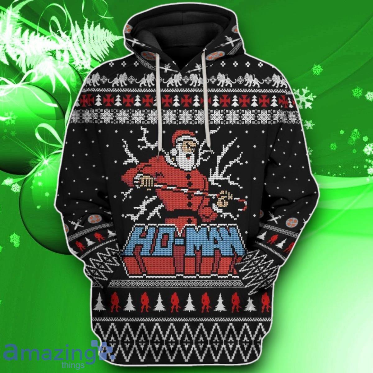 3D Ho Man Ugly Christmas Sweater Impressive Gift Custom Tshirt Hoodie Apparel image 3D Ho Man Ugly Christmas Sweater Impressive Gift Custom Tshirt Hoodie Apparel Product Photo 1