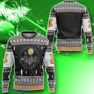 3D H.P Hogwarts Castle Candles Ugly Christmas Custom Ugly Sweater Impressive Gift Product Photo 2