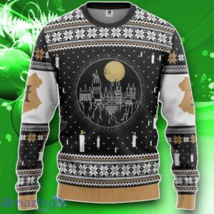3D H.P Hogwarts Castle Candles Ugly Christmas Custom Ugly Sweater Impressive Gift Product Photo 1