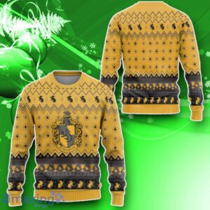 3D H.P Hufflepuff Holiday Ugly Christmas Custom Ugly Sweater Impressive Gift Product Photo 2