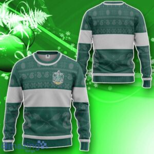 3D H.P Slytherin Ugly Christmas Edition Custom Ugly Sweater Impressive Gift image 3D H.P Slytherin Ugly Christmas Edition Custom Ugly Sweater Impressive Gift Product Photo 2
